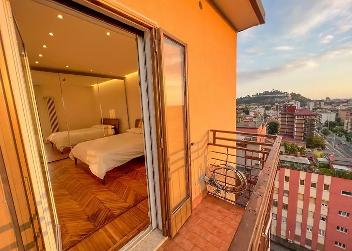 Lägenhet Attici Alba E Tramonto Ospedale E Vista